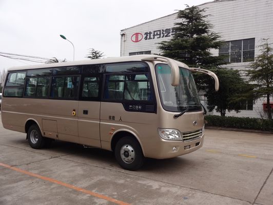 ประเทศจีน School Transportation Star Type 30 Passenger Mini Bus With Aluminum Hard Door ผู้ผลิต