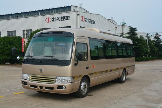 ประเทศจีน Rear Cummins Engine Transport Minivan Passenger Mini Bus 3.856L Displacement ผู้ผลิต