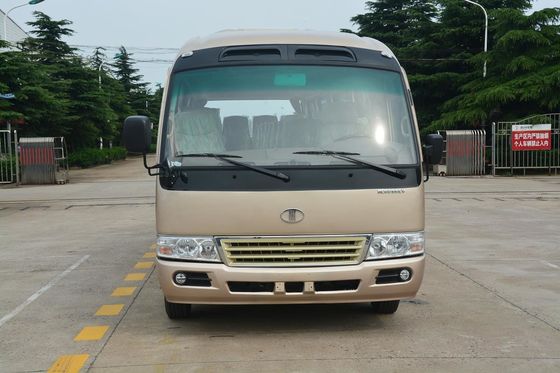 ประเทศจีน Pneumatic Folding Door Transport Minivan Toyota Coaster Van 3300mm Wheelbase ผู้ผลิต