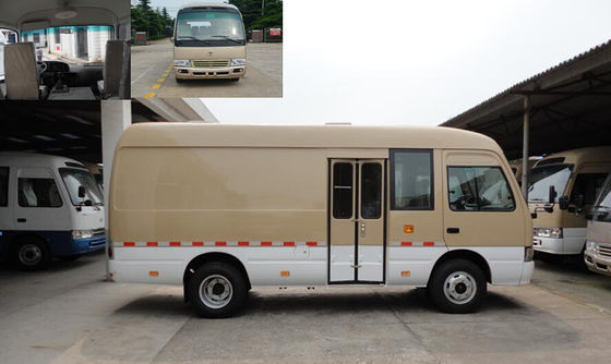 ประเทศจีน 5 Gears Coaster Mini Bus Van , Aluminum Transport 15 Passenger Mini Bus ผู้ผลิต