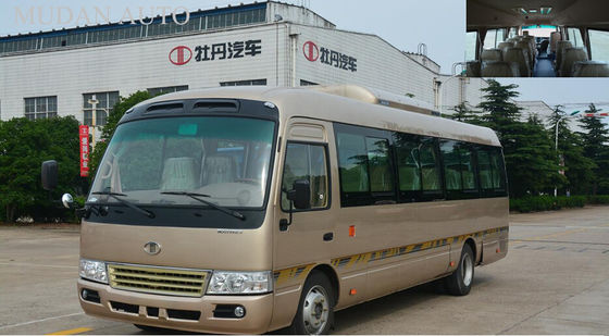 ประเทศจีน Air Brake RHD Tourism Star Minibus Model Coach Bus With Euro III Standard ผู้ผลิต