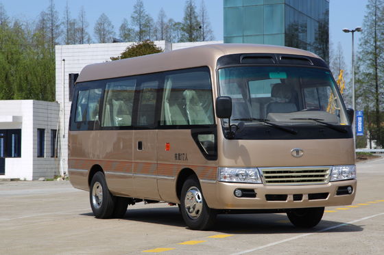 ประเทศจีน รถมินิบัสมินิบัสขนาด 6 มิลลิเมตรรถมินิบัสขนาด 19 ที่นั่งพร้อมกระปุกเกียร์ธรรมดา ผู้ผลิต