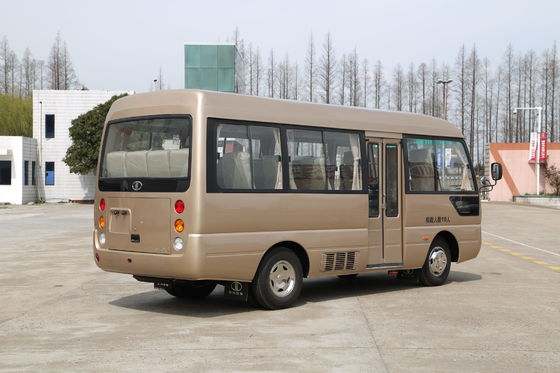ประเทศจีน ถังน้ำมันเชื้อเพลิง 70 ลิตรโดยสารรถโดยสาร 15 ที่นั่งรถตู้ Yuchai Engine City Sightseeing Tour Bus ผู้ผลิต