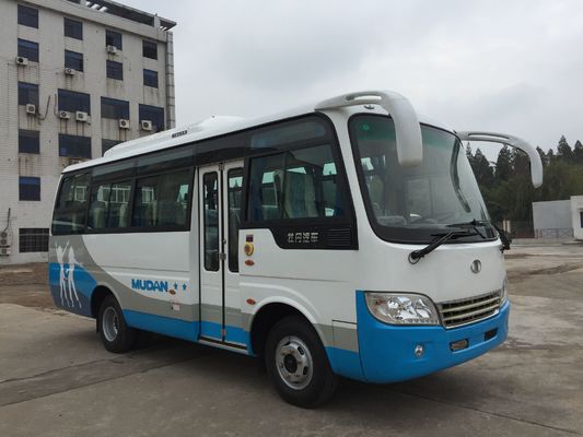ประเทศจีน SKD / CKD Diesel Mini Bus 19 Seater Minibus Public Service 3300mm Wheel Base ผู้ผลิต