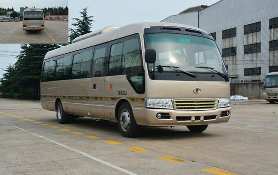ประเทศจีน Double doors new design sightseeing Coaster Minibus tourist passenger vehicle ผู้ผลิต