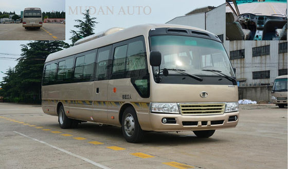 ประเทศจีน ชั้นต่ำ 10 ที่นั่ง City Service Bus Coaster 6 เมตรยาว Km / H 110 พร้อมอุปกรณ์บริการ ผู้ผลิต