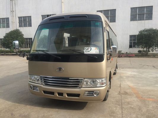 ประเทศจีน Diesel Coaster Automobile 30 Seater Bus ISUZU Engine With Multiple Functions ผู้ผลิต