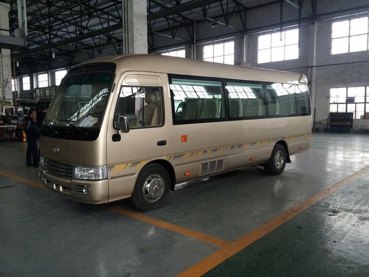 ประเทศจีน 7.5M Length Golden Star Minibus Sightseeing Tour Bus 2982cc Displacement ผู้ผลิต