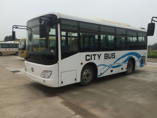ประเทศจีน Hybrid Urban Intra City Bus 70L Fuel Inner City Bus LHD Six Gearbox Safety ผู้ผลิต